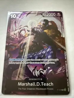 Marshall D Teach Promo P-100 One Piece Event Pack Vol. 8 Four Emperors English - Image 1