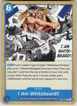 One Piece TCG I Am Whitebeard!! C Starter Deck 22: Ace & Newgate ST22-015 - Image 1