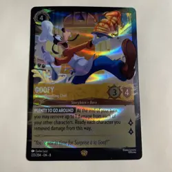 Disney Lorcana - Palace Heist - Dream Foil - Goofy - Groundbreaking Chef 223/204 - Image 1
