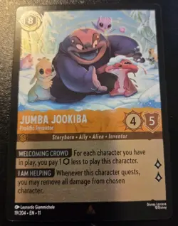 Jumba Jookiba - Prolific Inventor 19/204 Cold Foil Rare Winterspell Lorcana TCG - Image 1