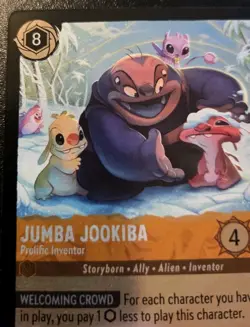 Jumba Jookiba - Prolific Inventor 19/204 Cold Foil Rare Winterspell Lorcana TCG - Image 2