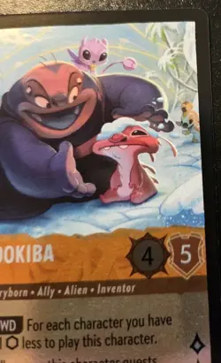 Jumba Jookiba - Prolific Inventor 19/204 Cold Foil Rare Winterspell Lorcana TCG - Image 3