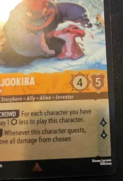 Jumba Jookiba - Prolific Inventor 19/204 Cold Foil Rare Winterspell Lorcana TCG - Image 5