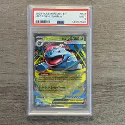 2025 Pokemon Mega Evolutions Mega Venusaur ex PSA 9 - Image 1