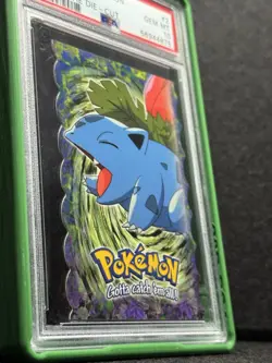1999 Topps Pokemon The Movie Edition Die-Cut Ivyaur #2 PSA 10 - Image 2