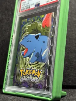 1999 Topps Pokemon The Movie Edition Die-Cut Ivyaur #2 PSA 10 - Image 3