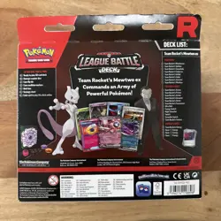 Pokemon TCG Team Rocket's Mewtwo ex League Battle Deck Factory Sealed - Image 2