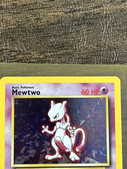 Mewtwo 1999 Holo Foil Pokemon TCG 10/102 EXCELLENT CONDITION - See Pics - Image 3