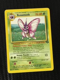 Venomoth 29/64 Jungle Regular Unlimited Pokemon WOTC - Image 1