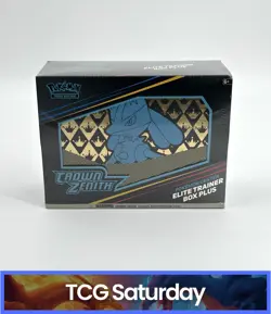 2023 POKEMON SWORD & SHIELD CROWN ZENITH POKEMON CENTER ETB PLUS SEALED - Image 1