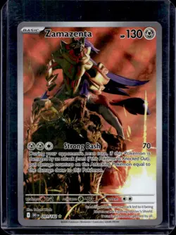 2025 Pokemon Destined Rivals Zamazenta Illustration Rare #201/182 - Image 1