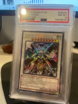 2023 Yu-Gi-Oh CYAC CHAOS ANGEL 1st Edition Psa 8 - Image 2