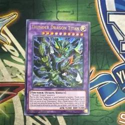 Yugioh! Thunder Dragon Titan MP19-EN182 Ultra Rare 1st Edition NM - Image 1