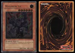 Maximum Six (UTR) LODT-EN097 Ultimate Rare 1st Edition Yu-Gi-Oh - Image 3