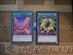 YUGIOH TCG IRON CALL + MAGNET REVERSE SR10 COMMON 1ST EDITION - Image 1