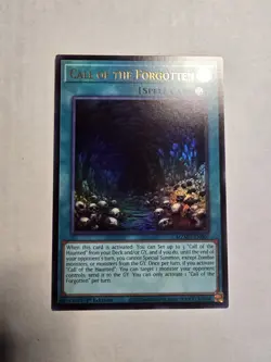 Yugioh! 1x Call of the Forgotten MZMU-EN007 Ultra Rare 1st Ed NM - Image 1