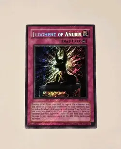 Yugioh Judgment of Anubis Dark Crisis Secret Rare DCR-105 Holo Bleed LP - Image 1