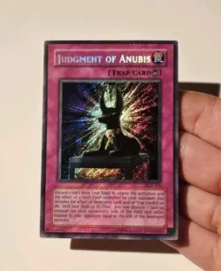 Yugioh Judgment of Anubis Dark Crisis Secret Rare DCR-105 Holo Bleed LP - Image 3