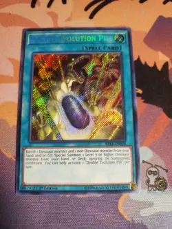 Yugioh Double Evolution Pill BLLR-EN028 1st Edition Secret Rare Holo - VLP - Image 1