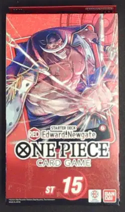 ONE PIECE ST15 Edward Newgate STARTER DECK With PRB01 - NEW SEALED - Image 1