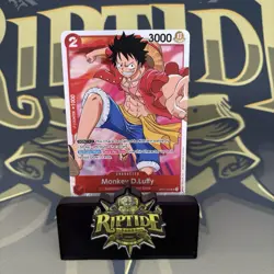 One Piece Card Game TCG Monkey.D.Luffy OP01-024 SR Super Rare English - Image 1