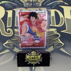 One Piece Card Game TCG Monkey.D.Luffy OP01-024 SR Super Rare English - Image 4