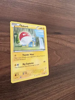 2015 Voltorb Pokemon Card Roaring Skies Base Set #21/108 NM - Image 3