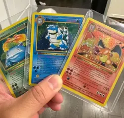 Blastoise Charizard Venusaur prima serie Pokemon card ENG FAN art/Illustration - Image 1