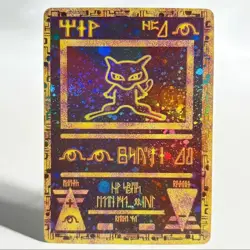 Carta Pokemon MEW ANTICO metal card promo FAN art Carta In Metallo Collezione - Image 3