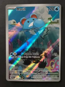 Marill 204/193 Paldea Evolved ILLUSTRATION RARE HOLO Pokemon Card Near Mint - Image 1