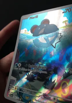 Marill 204/193 Paldea Evolved ILLUSTRATION RARE HOLO Pokemon Card Near Mint - Image 5