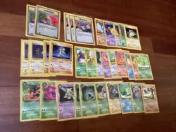 33 Card Pokemon Team Rocket Set Lot - Image 2
