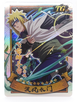 Minato TG Naruto TG-008 Holo Foil Anime Collectible Trading Card - Image 1