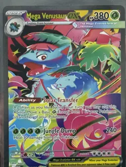 Pokemon TCG Mega Evolutions Mega Venasaur EX Sir Ultra Rare Card 177/132 - Image 1