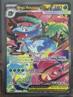 Pokemon TCG Mega Evolutions Mega Venasaur EX Sir Ultra Rare Card 177/132 - Image 2