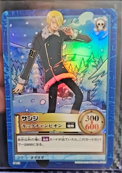 BANDAI One Piece Hyper Battle S123 SANJI HOLO FOIL SCARCE EARLY CARD VINATGE - Image 1