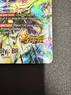 Broly BR FS10-14 Bonus Pack Promo Alt Art Gold Dragon Ball Card English Fusion - Image 5