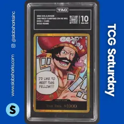 2025 ONE PIECE CARRYING ON HIS WILL DON!! CARD GOLD FRAME TAG 10 - Image 1