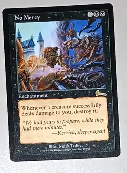 Magic the Gathering * MTG * 1 X No Mercy * Urza's Legacy * LP - Image 1