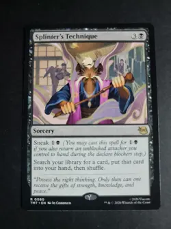 Splinter's Technique Rare MTG Ninja Turtles - Image 1