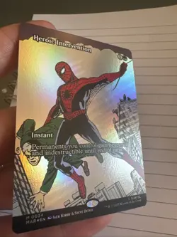 Heroic Intervention (Borderless) Marvel Universe Eternal-Legal Foil - Image 4