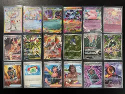 Pokemon TCG Lot (18 Cards) Illustration Rare, Trainer Rare, Attack Rare, EX, NM - Image 1