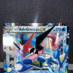 Pokemon Ash-Greninja EX - XY Black Star Promos XY133 Jumbo Cards Holo Oversized - Image 2