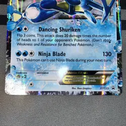 Pokemon Ash-Greninja EX - XY Black Star Promos XY133 Jumbo Cards Holo Oversized - Image 3