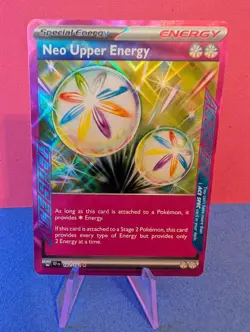 Pokemon TCG SV05: Temporal Forces #162/162 Neo Upper Energy - Image 1