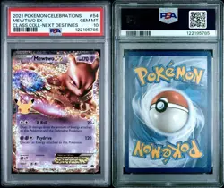 2021 Pokemon Celebrations Classic Collection 54 Mewtwo Ex PSA 10 - Image 3