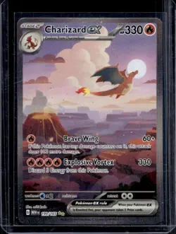 2023 Pokemon SV 151 Charizard ex #199/165 - Image 1