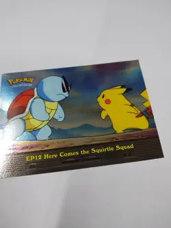 MINT HOLO Foil Pokemon Tv Animation Series 2 EP12 Here Comes the Squirtle Squad - Image 1