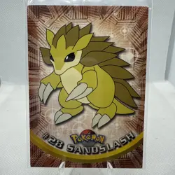 Pokemon Sandslash #28 Topps TV Animation Edition Great Condition - Image 1