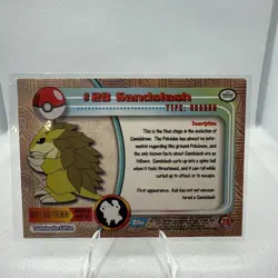 Pokemon Sandslash #28 Topps TV Animation Edition Great Condition - Image 2